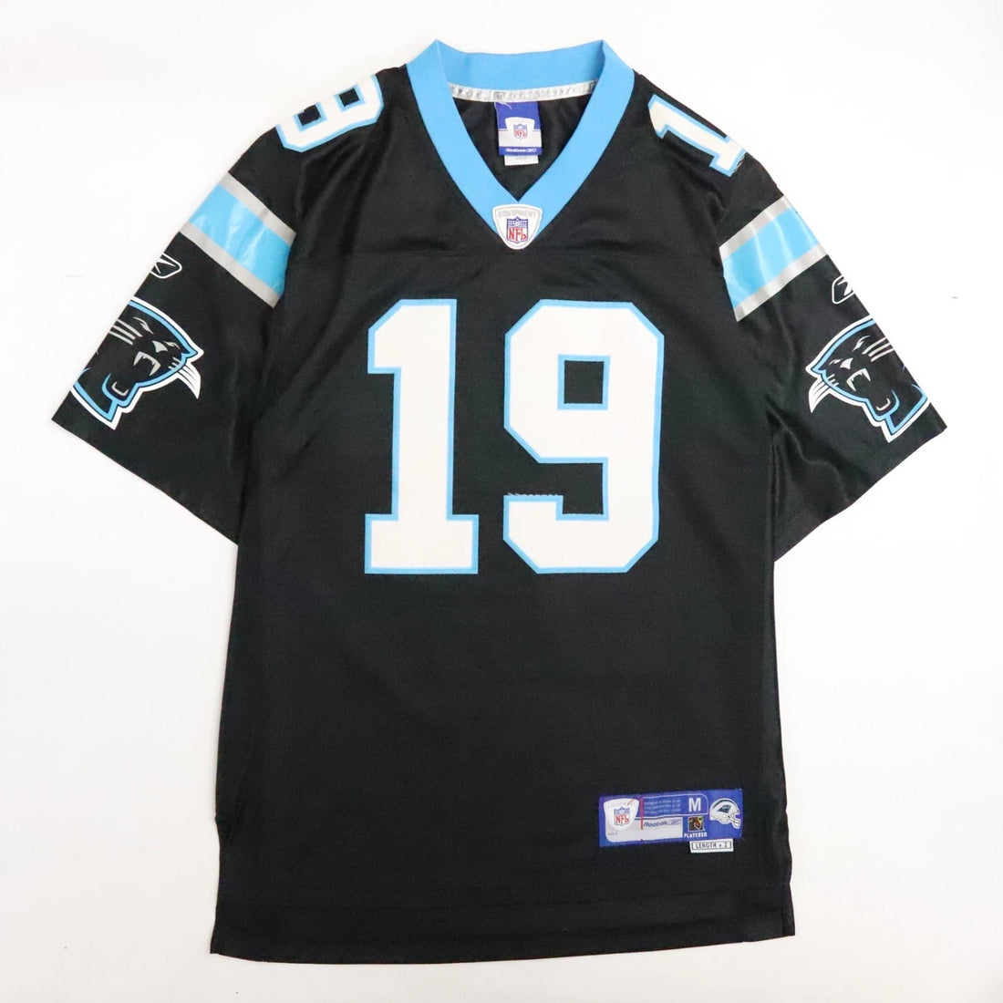 Vintage Carolina Panthers Keyshawn Johnson Reebok Jersey Size Medium NFL