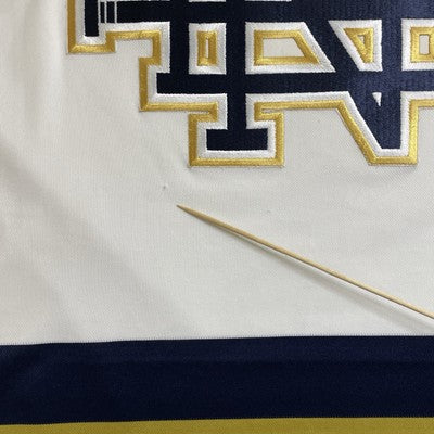 Vintage Notre Dame Fighting Irish Hockey Jersey Size Large 90s NCAA