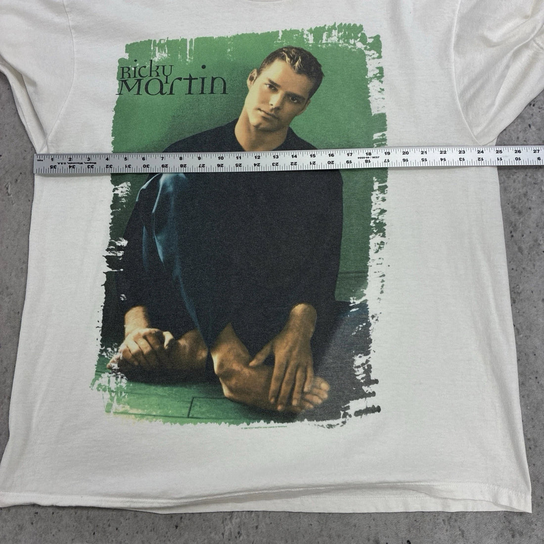 Vintage Ricky Martin Winterland T-Shirt One Size Fits All Music 1999 90s