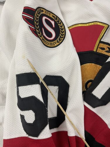 Ottawa Senators CCM J. Levine Vintage L Jersey Black Hockey NHL Rare Maska  90s