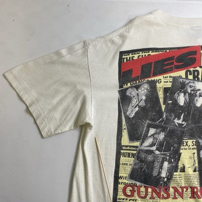 Vintage Guns N Roses Nightrain Brockum T-Shirt Size XL 1989 80s