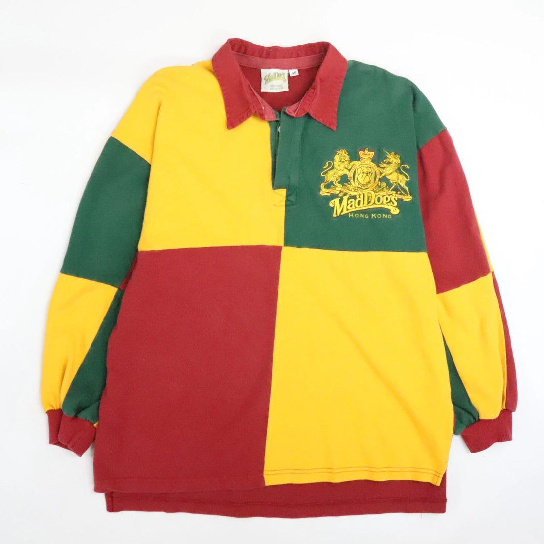 Vintage Mad Dogs Hong Kong Rugby Shirt Size 46