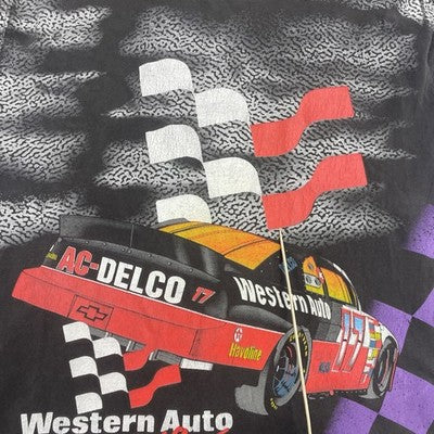Vintage Darrell Waltrip Racing T-Shirt Size XL All Over Print