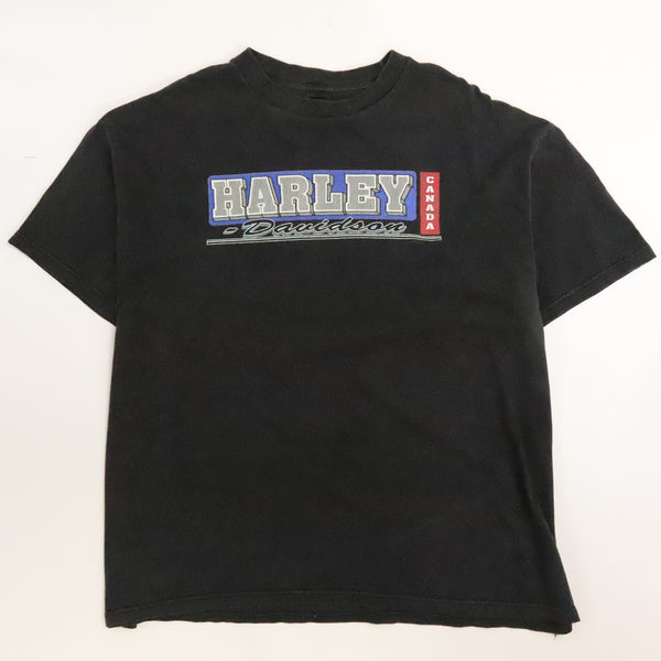Vintage Harley Davidson Motorcycles Canada T-Shirt Size 2XL