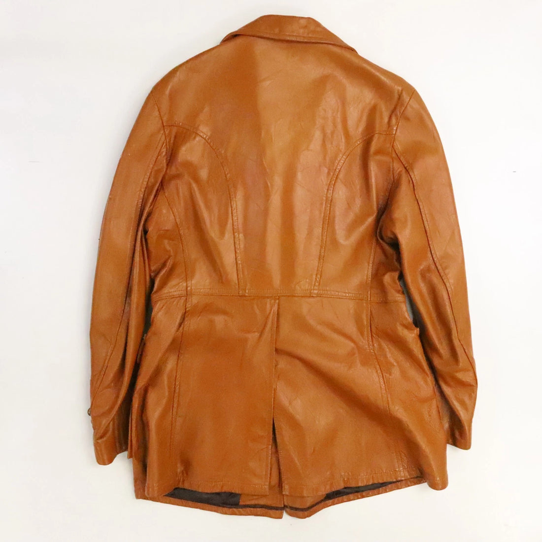 Vintage Craft Canada Leather Coat Jacket Size 40