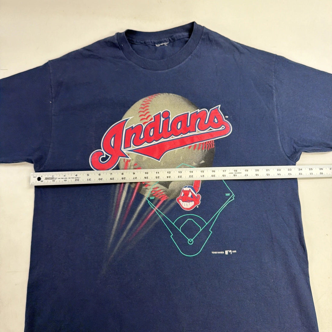 Vintage Cleveland Indians T-Shirt Size XL 90s MLB