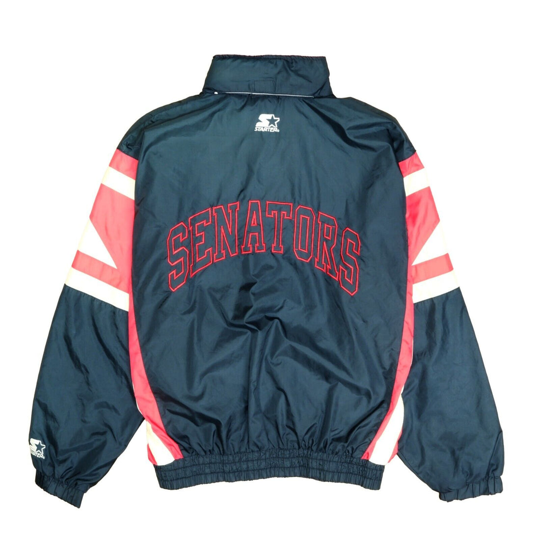 Vintage Ottawa Senators Starter Full Zip Windbreaker Light Jacket Medi