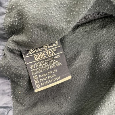Vintage Eddie Bauer Ebtek Windbreaker Light Jacket Size 2XL Black