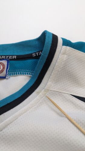 Vintage San Jose Sharks Starter Hockey Jersey Size XL White 90s NHL