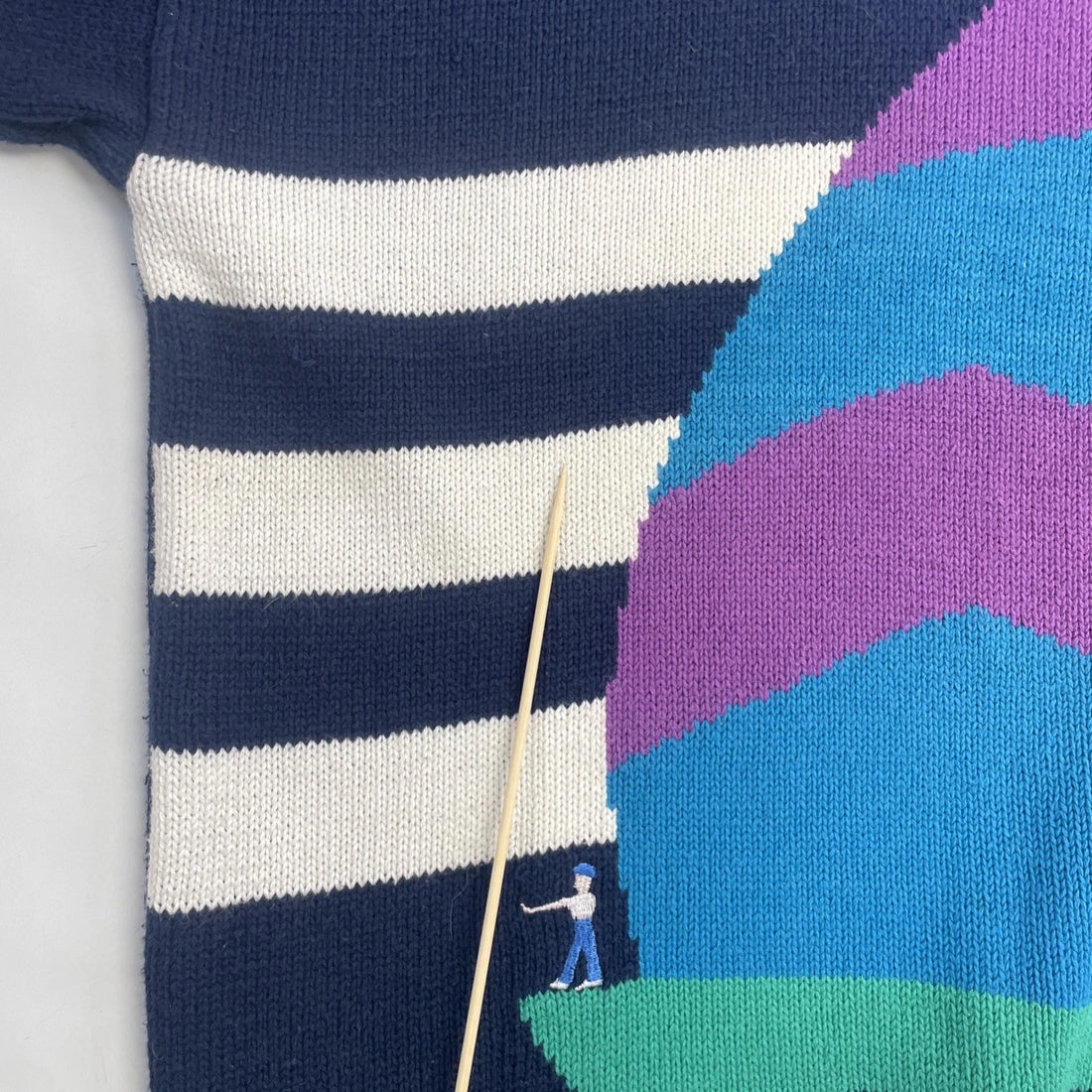 Vintage Kenneth Roberts Boat Knit Crewneck Sweater Size XL