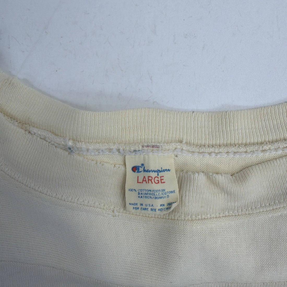 Vintage Detroit Lions Champion T-Shirt Size Large 70s NFL