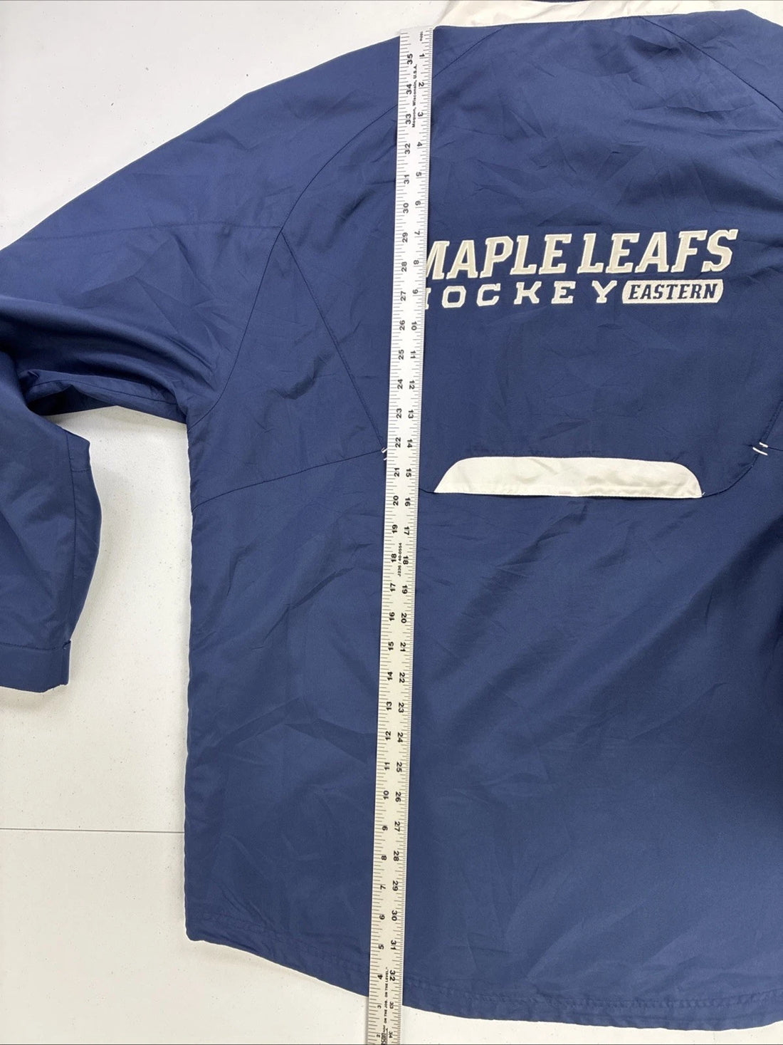 Toronto Maple Leafs Reebok Windbreaker Light Jacket Size Large NHL