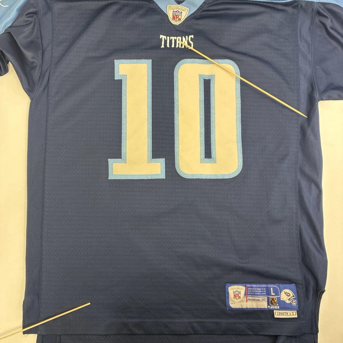 Vintage Tennessee Titans Vince Young Reebok Jersey Size Large NFL
