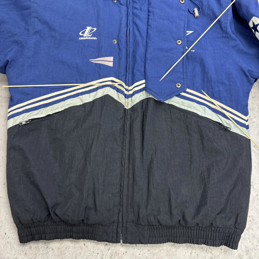 Vintage Dallas Cowboys Logo Athletic Puffer Jacket Size Large NFL