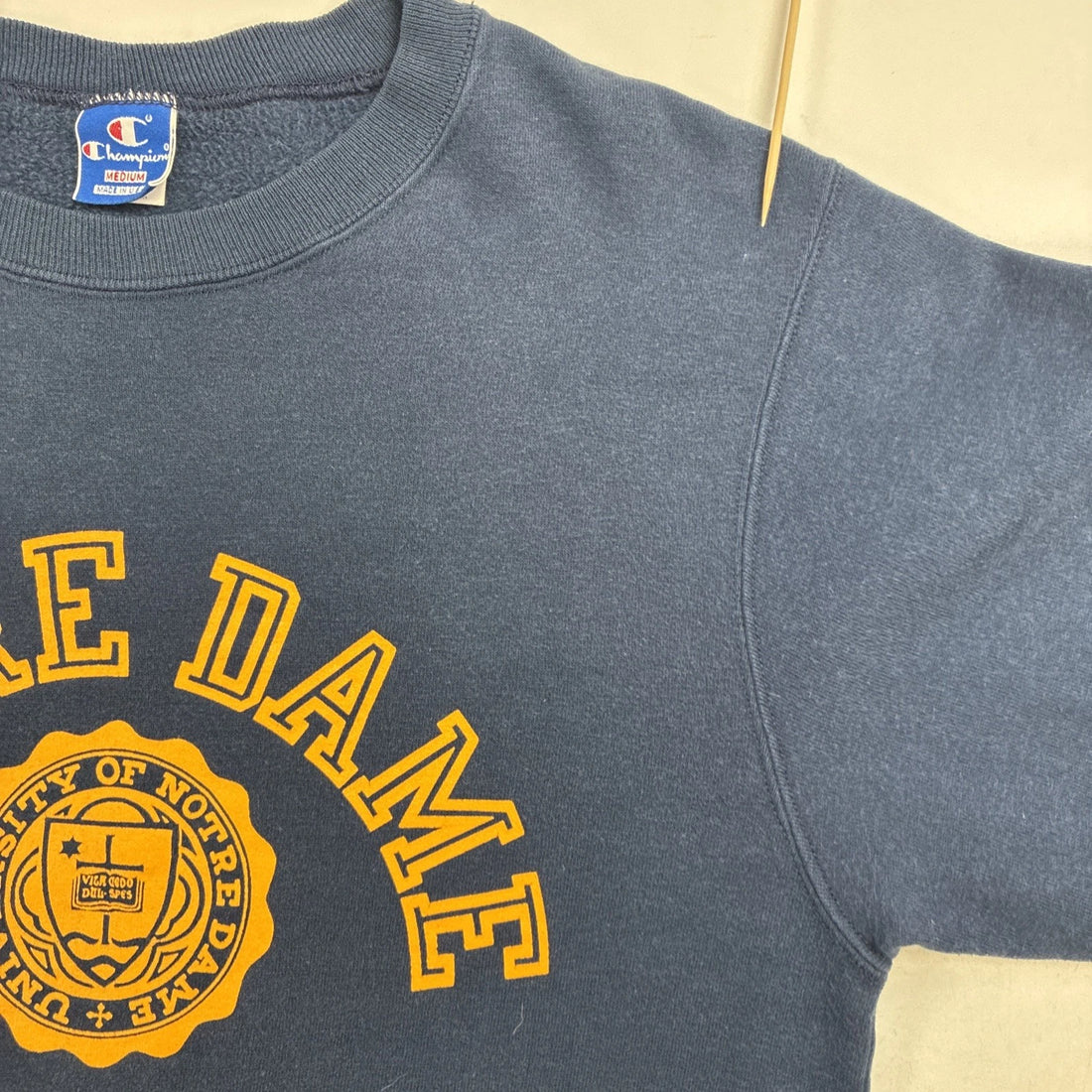 Vintage Notre Dame Fighting Irish Champion Crewneck Sweatshirt Medium 80s NCAA