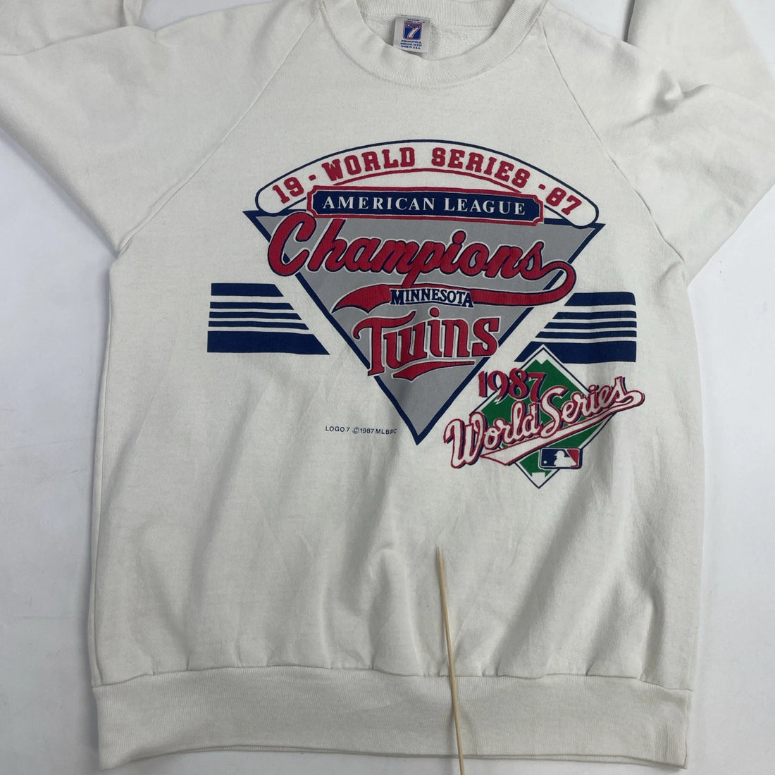 Vintage Minnesota Twins AL Champs Sweatshirt Size Large 1987 80s MLB