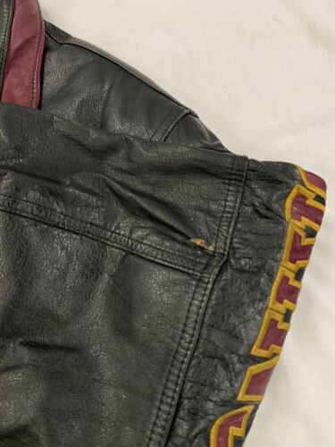 Vintage Washington Redskins Starter Leather Varsity Jacket Size Medium 90s NFL