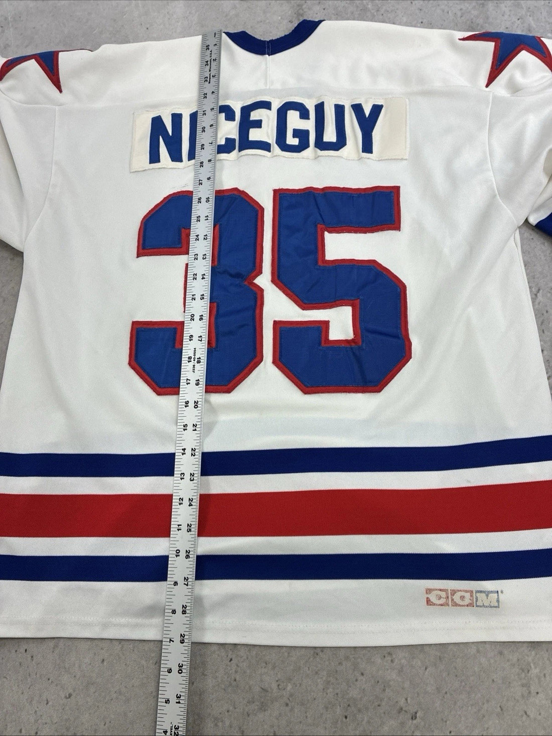 Vintage Rochester Americans Nice Guy Mike Keenan CCM Jersey Size XL AHL