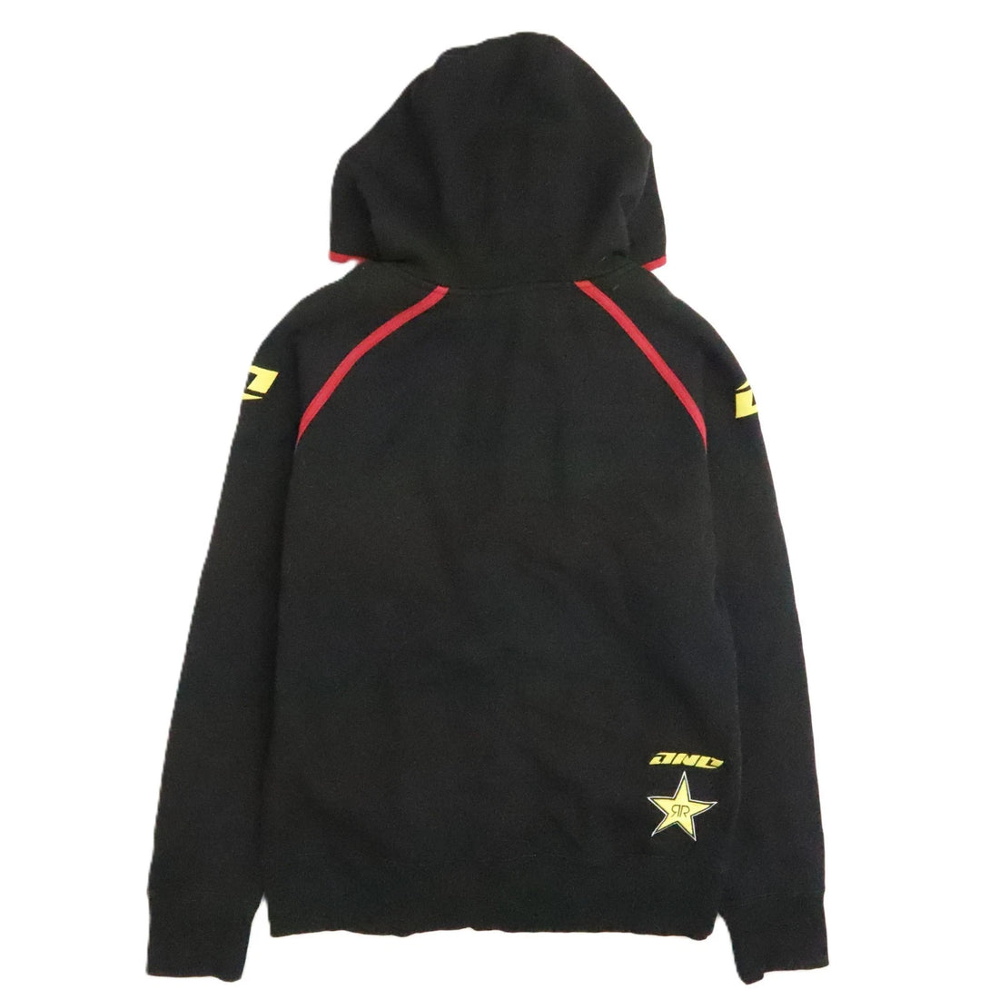 Rockstar Energy Drink Full Zip Sweatshirt Hoodie Size Medium Y2K