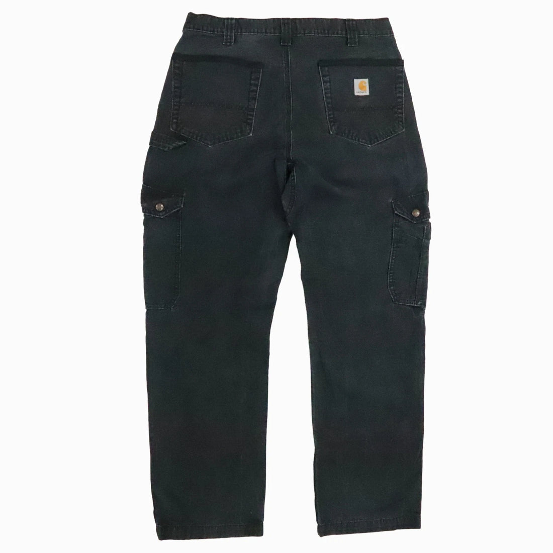 Carhartt Rip Stop Cargo Pants Size 34 X 32 Black Relaxed Fit
