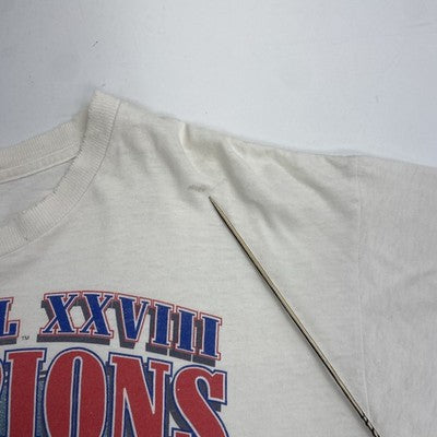 Vintage Dallas Cowboys Super Bowl XXVIII T-Shirt Size Large 90s NFL