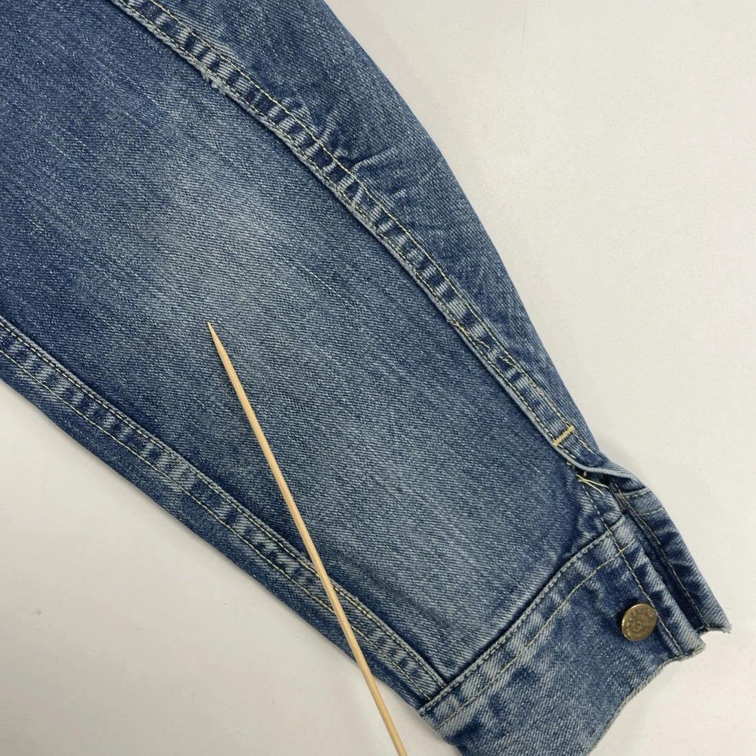 Vintage Lee Sanforized 101-J Denim Jacket 40 Long Union Made Patch PATD-153438