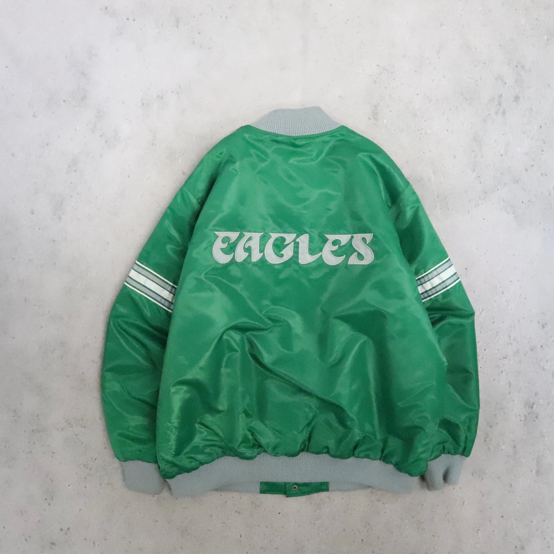 Philadelphia Eagles Starter Satin Bomber Jacket Size 2XL NFL