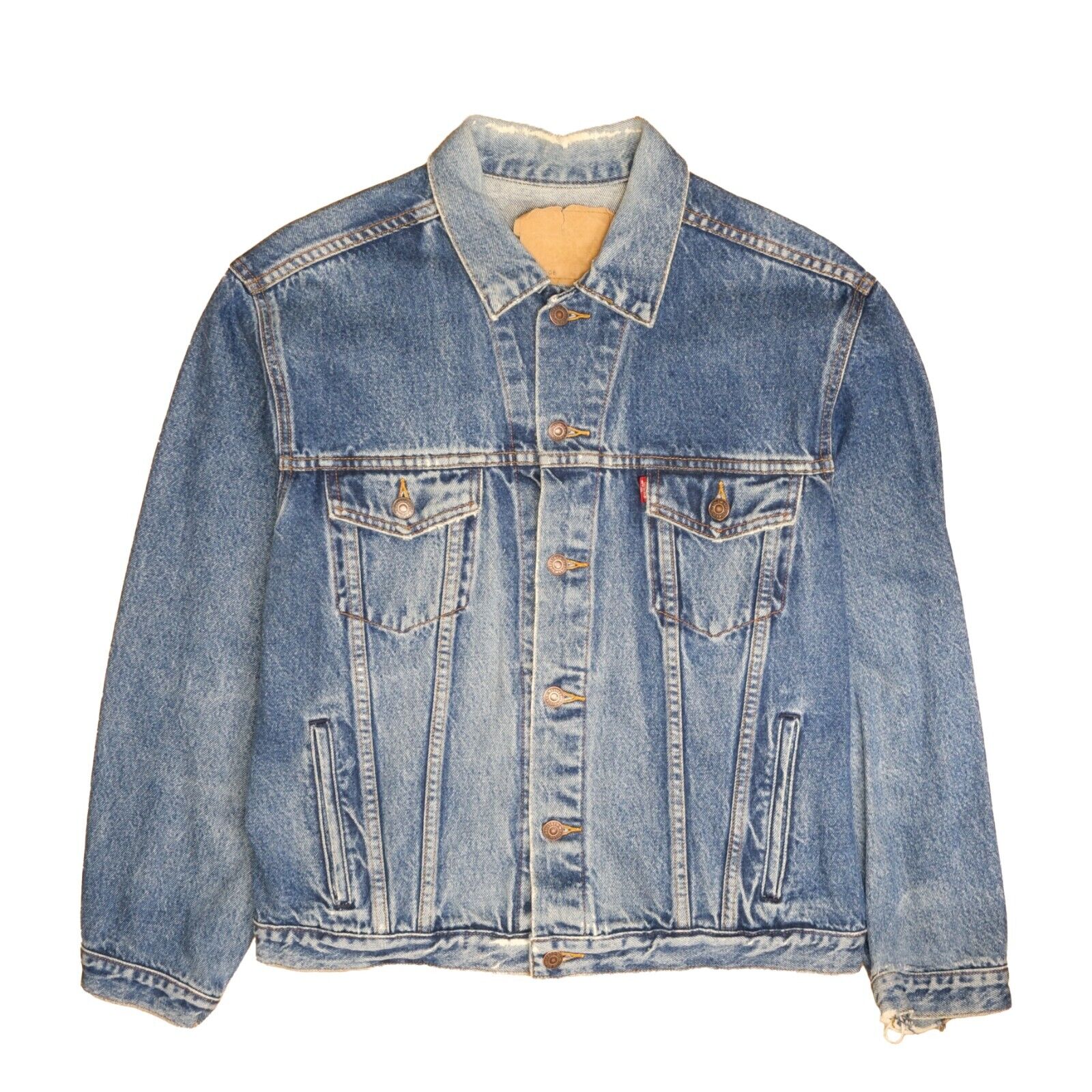 90s Vintage Men's LEVIS 70503 02 Blue Stonewash Denim Trucker Jacket Size L  USA Style Streetwear - Etsy