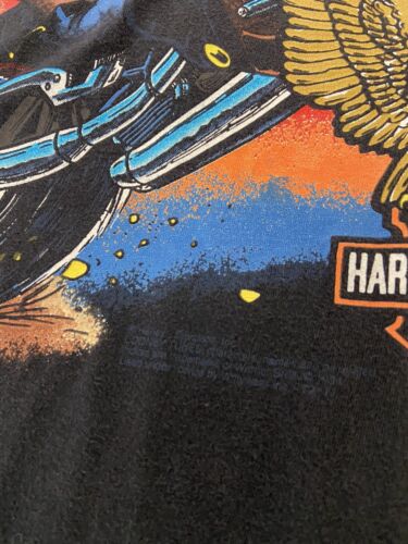 Vintage Harley Davidson Motorcycles Taz Looney Tunes T-Shirt Size XL 1994 90s