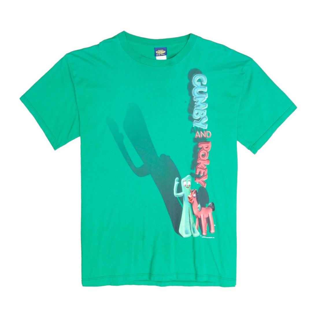 Vintage Gumby and Pokey T-Shirt Size Large Cartoon Promo 1996 90s