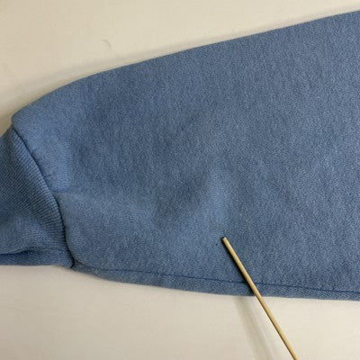 Vintage Russell Athletic Blank Crewneck Sweatshirt Size Medium Blue