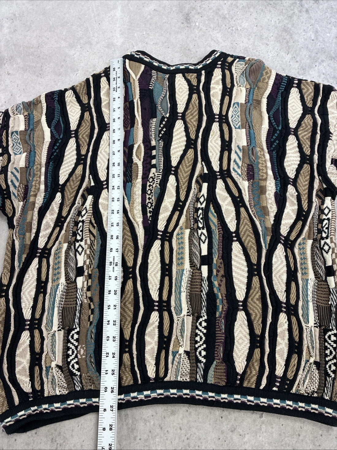 Tundra Baracuta 3D Knit Crewneck Sweater Size XL