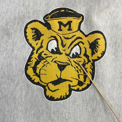 Missouri Tigers Champion Reverse Weave Sweatshirt Hoodie Size Large NCAA