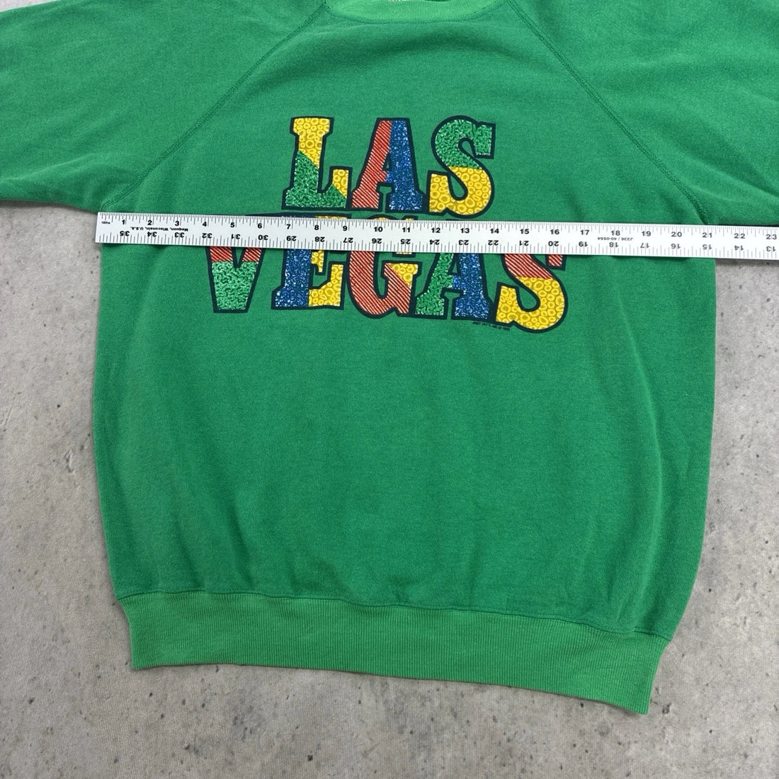 Vintage Las Vegas Crewneck Sweatshirt Size Large 80s 90s