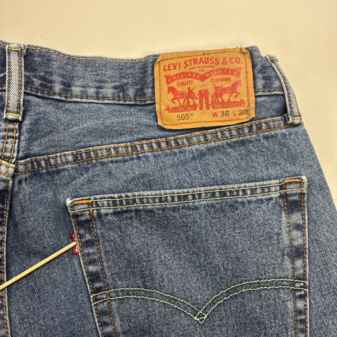 Levi Strauss & Co. 505 Denim Jeans Pants Size 36 X 30 Blue