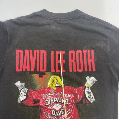Vintage David Lee Roth Skyscraper Tour T-Shirt Size Medium 1988 80s