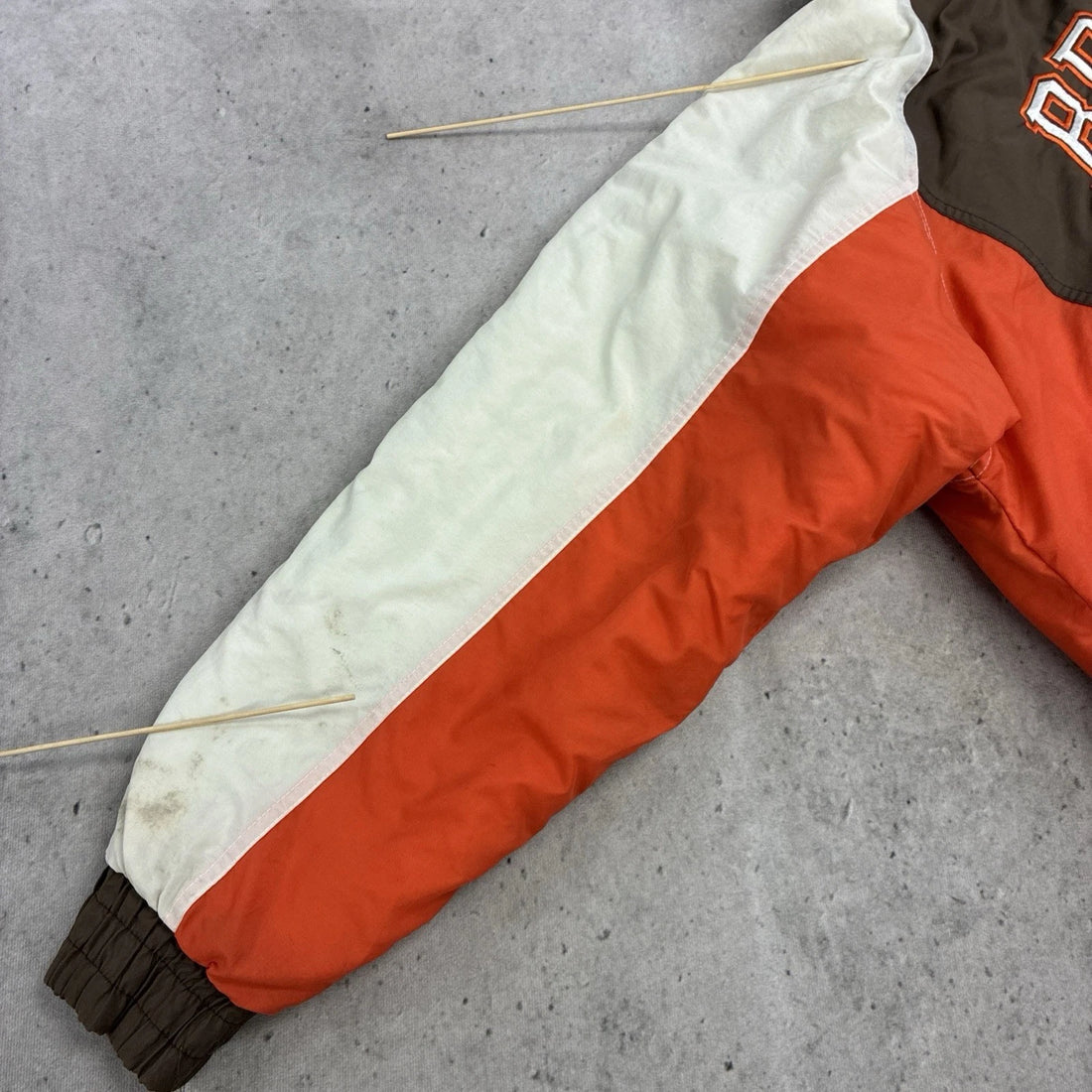 Vintage Cleveland Browns Logo 7 Puffer Jacket Size XL NFL