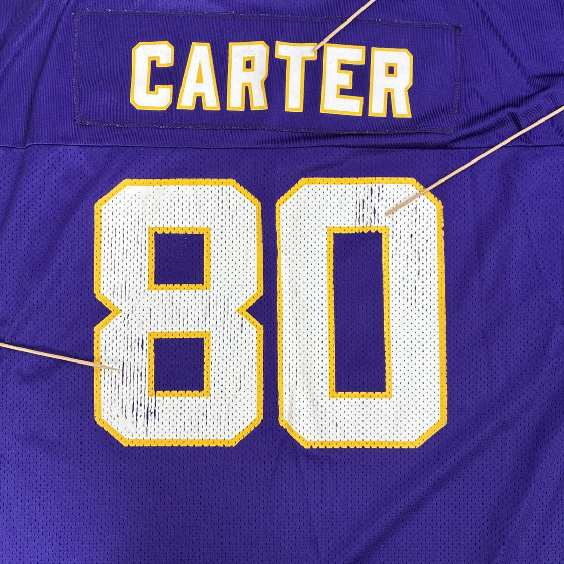 Vintage Minnesota Vikings Cris Carter Logo Athletic Jersey Size XL NFL
