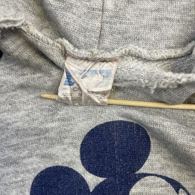 Vintage Mickey Mouse Disney Sweatshirt Hoodie Size Medium 80s