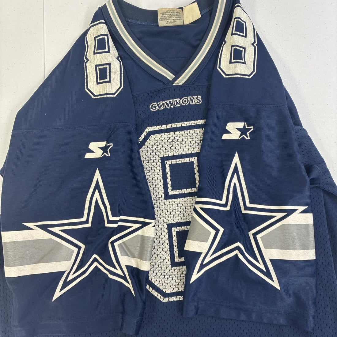 Vintage Dallas Cowboys Troy Aikman Starter Jersey Size 48 Large 1995 90s NFL