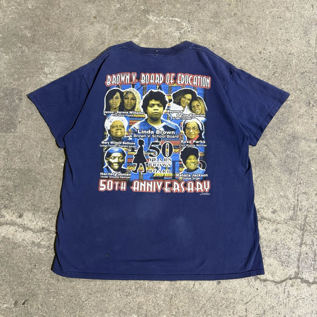 Vintage Positive Women Of The Past Present Future T-Shirt Size XL Black Activism