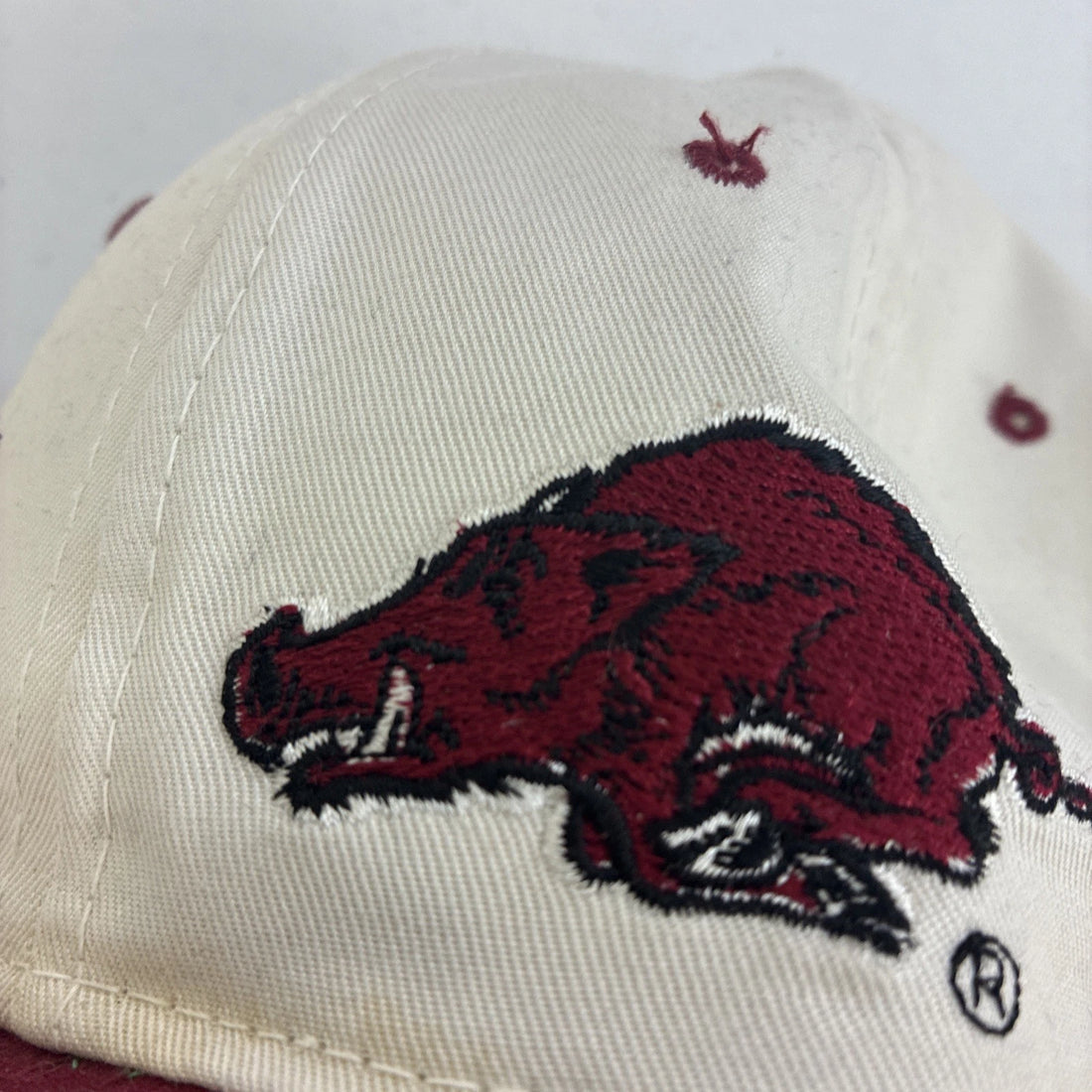 Vintage Arkansas Razorbacks Snapback Hat OSFA NCAA