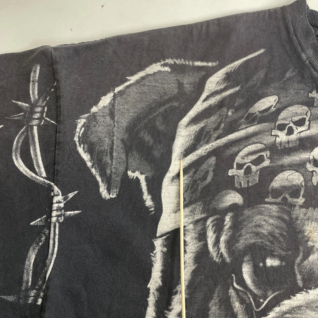 Vintage Bull Dog Liquid Blue T-Shirt Size 4XL