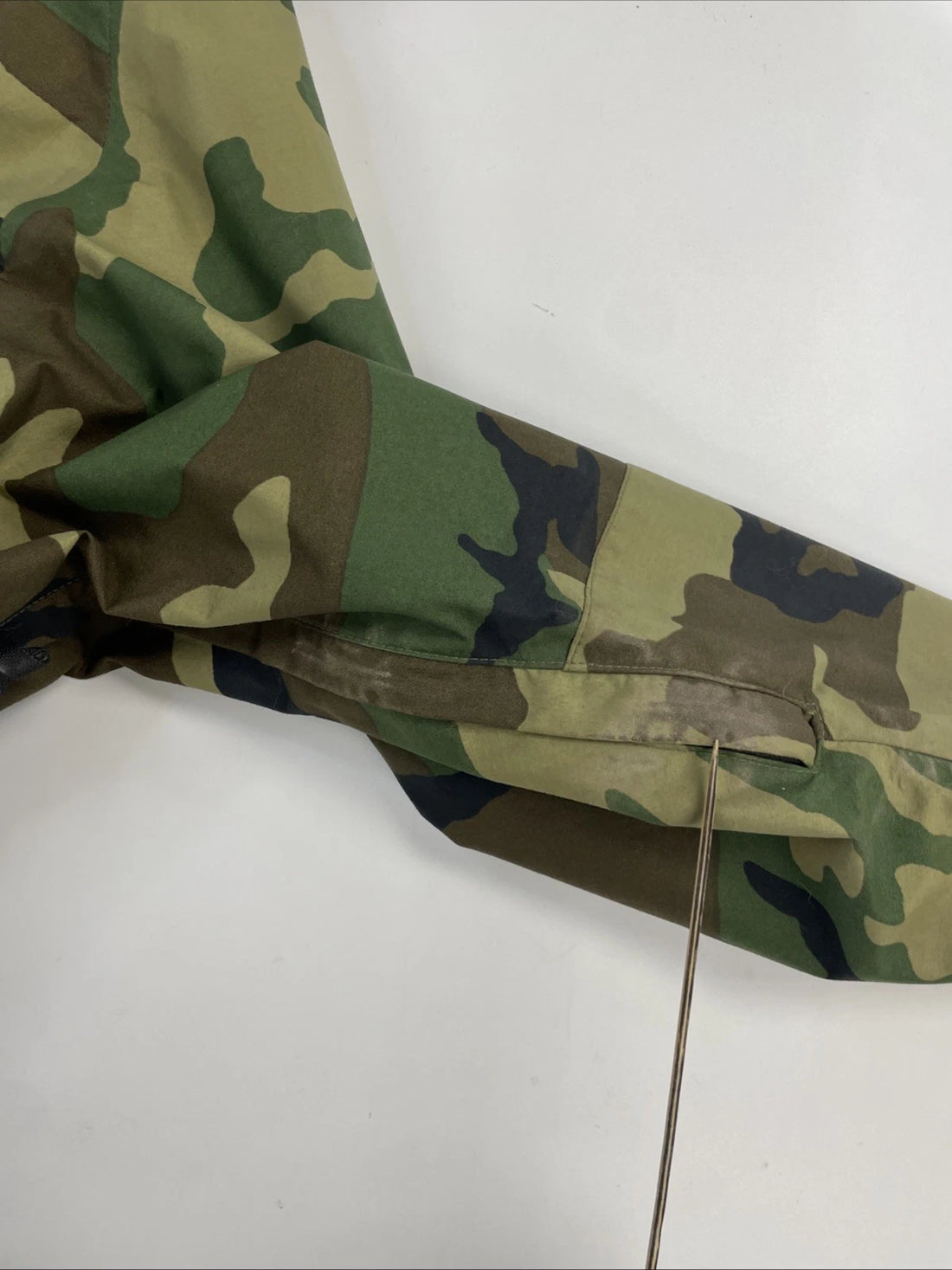 Vintage Cold Weather Woodland Camo Parka Jacket Size Small MIL-P-44188D