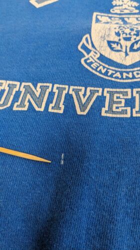 Vintage York University Crest Crewneck Sweatshirt Size Large 80s