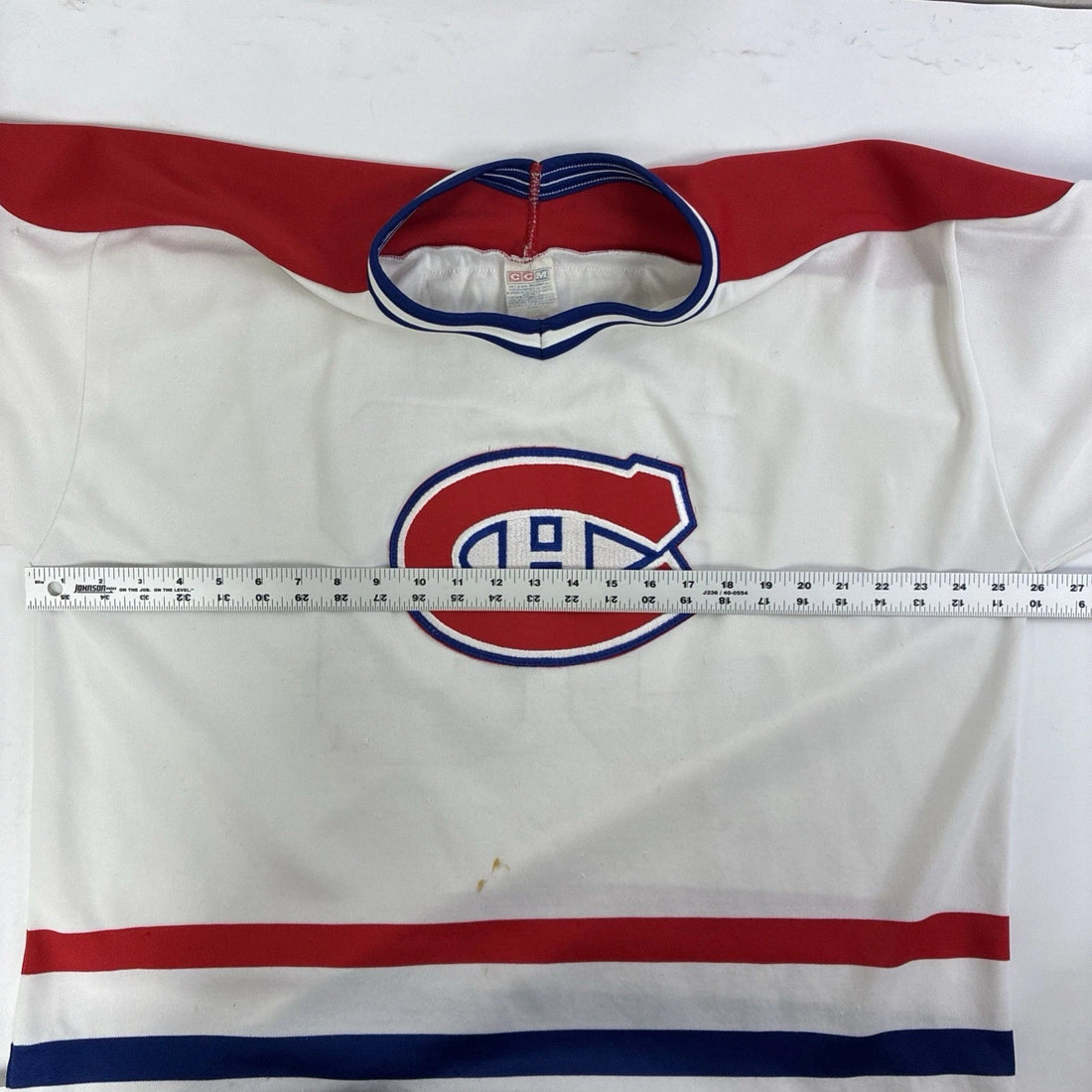 Vintage Montreal Canadiens Patrick Roy CCM Hockey Jersey Size XL 90s NHL
