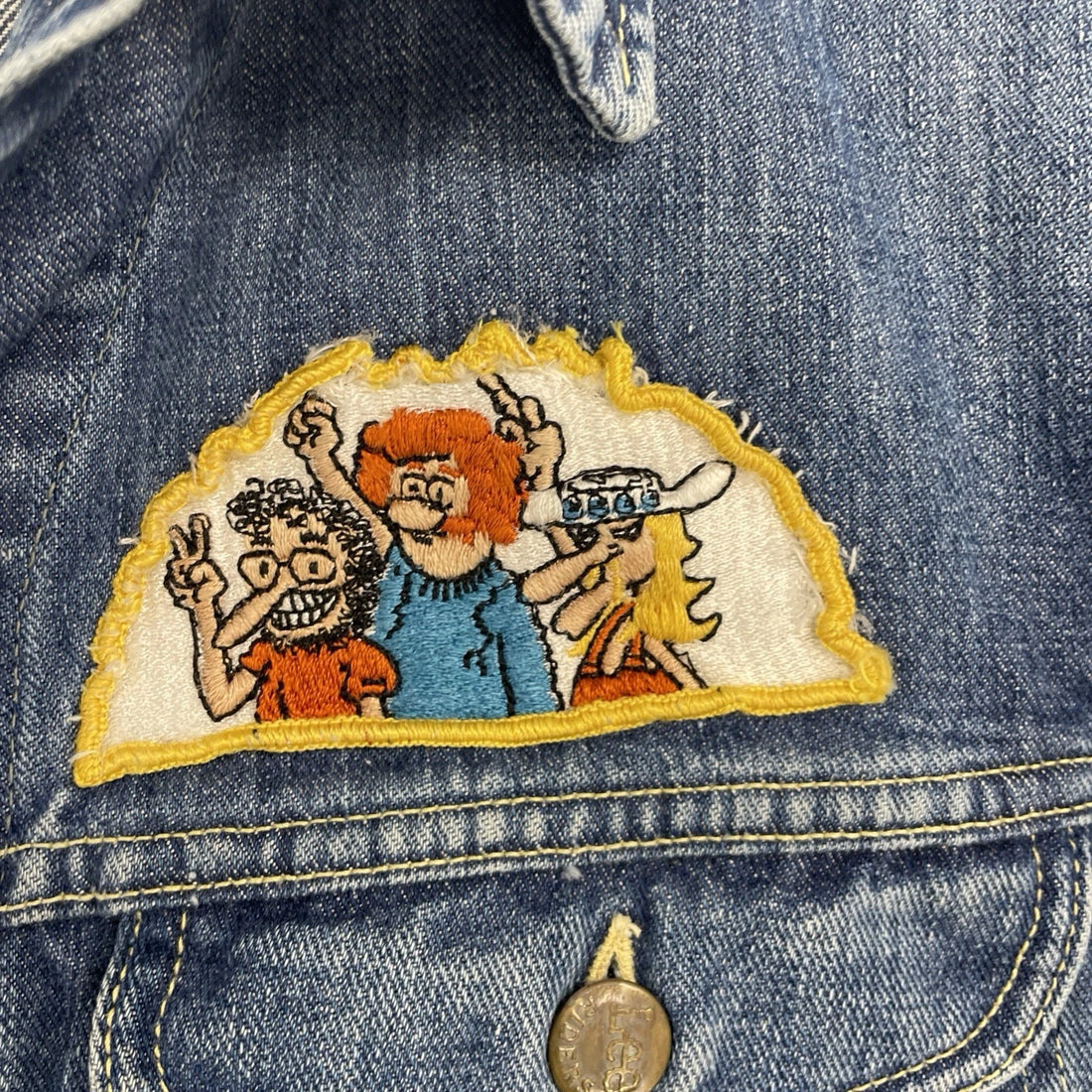 Vintage Lee Sanforized 101-J Denim Jacket 40 Long Union Made Patch PATD-153438