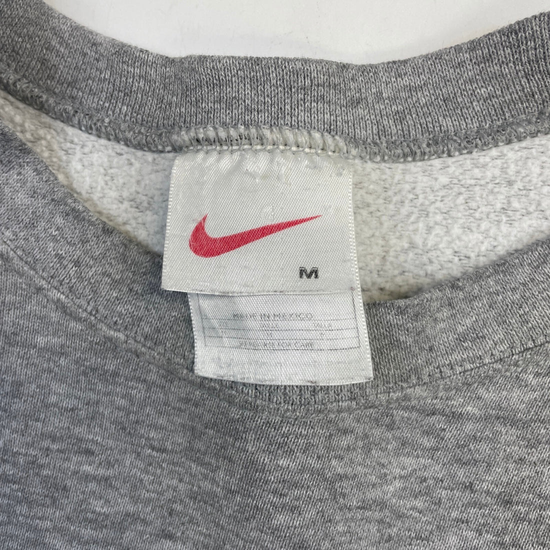 Vintage Nike Crewneck Sweatshirt Size Medium Gray Embroidered Swoosh