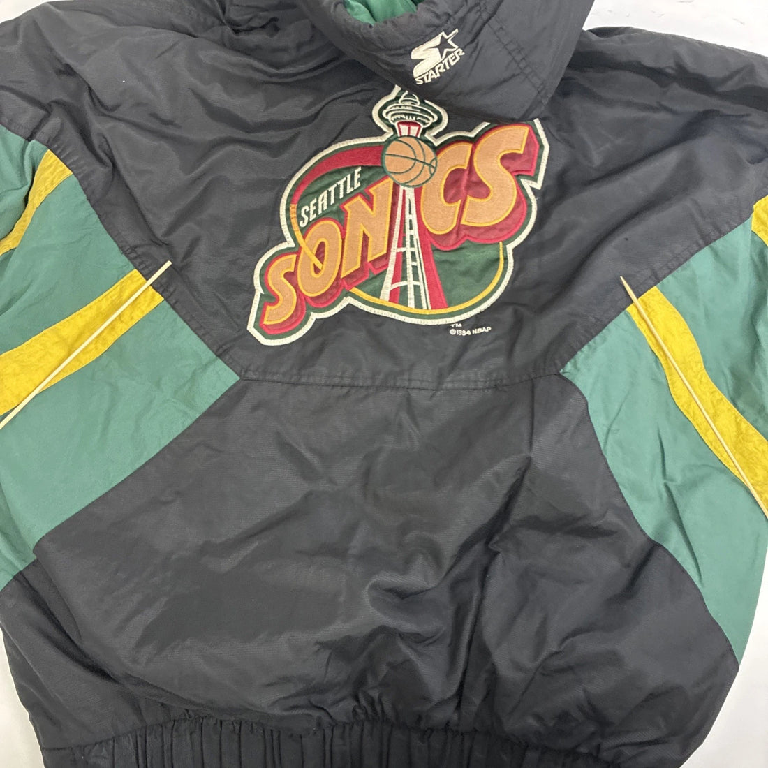Seattle Supersonics Starter Puffer Jacket Size Large NBA