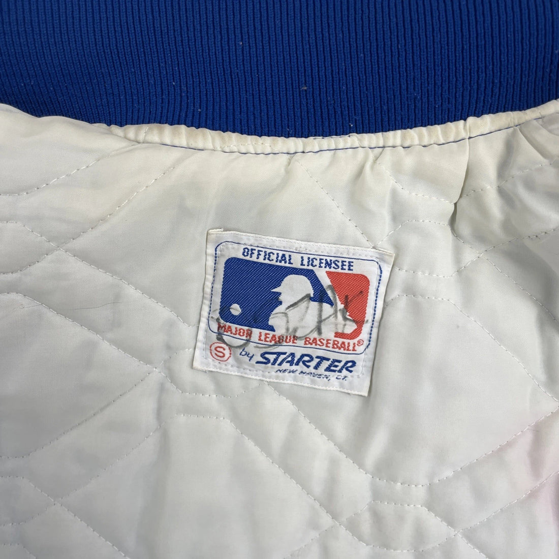 Vintage Chicago Cubs Starter Satin Bomber Jacket Size Small 80s 90s MLB